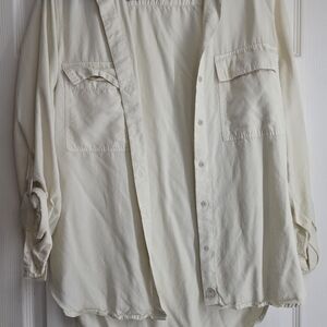 Babaton Cream Button Down Shirt